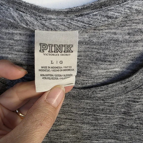 PINK Victoria's Secret Bling Campus Tee - Picture 3 of 9